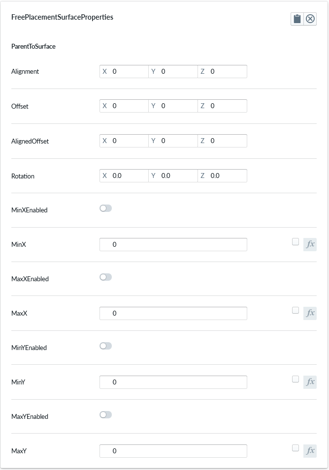 PROPERTY_SET: FreePlacementSurfaceProperties